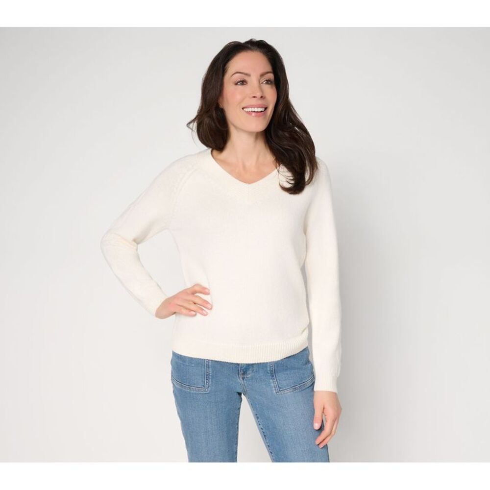 Women Control Women's Top Sweater Sz S Make Your Selection: White